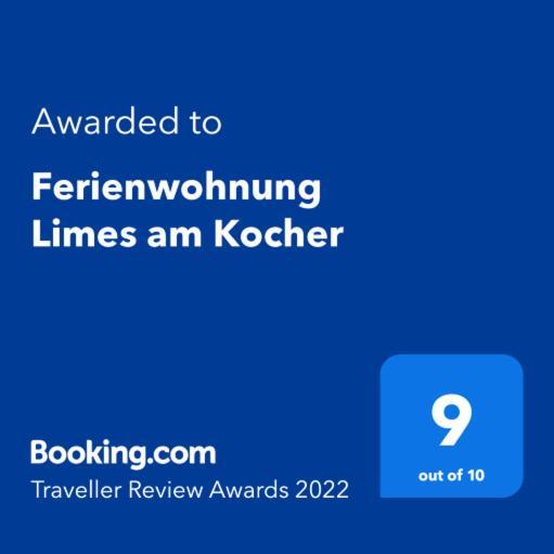 Ferienwohnung Limes Am Kocher Huttlingen Kültér fotó